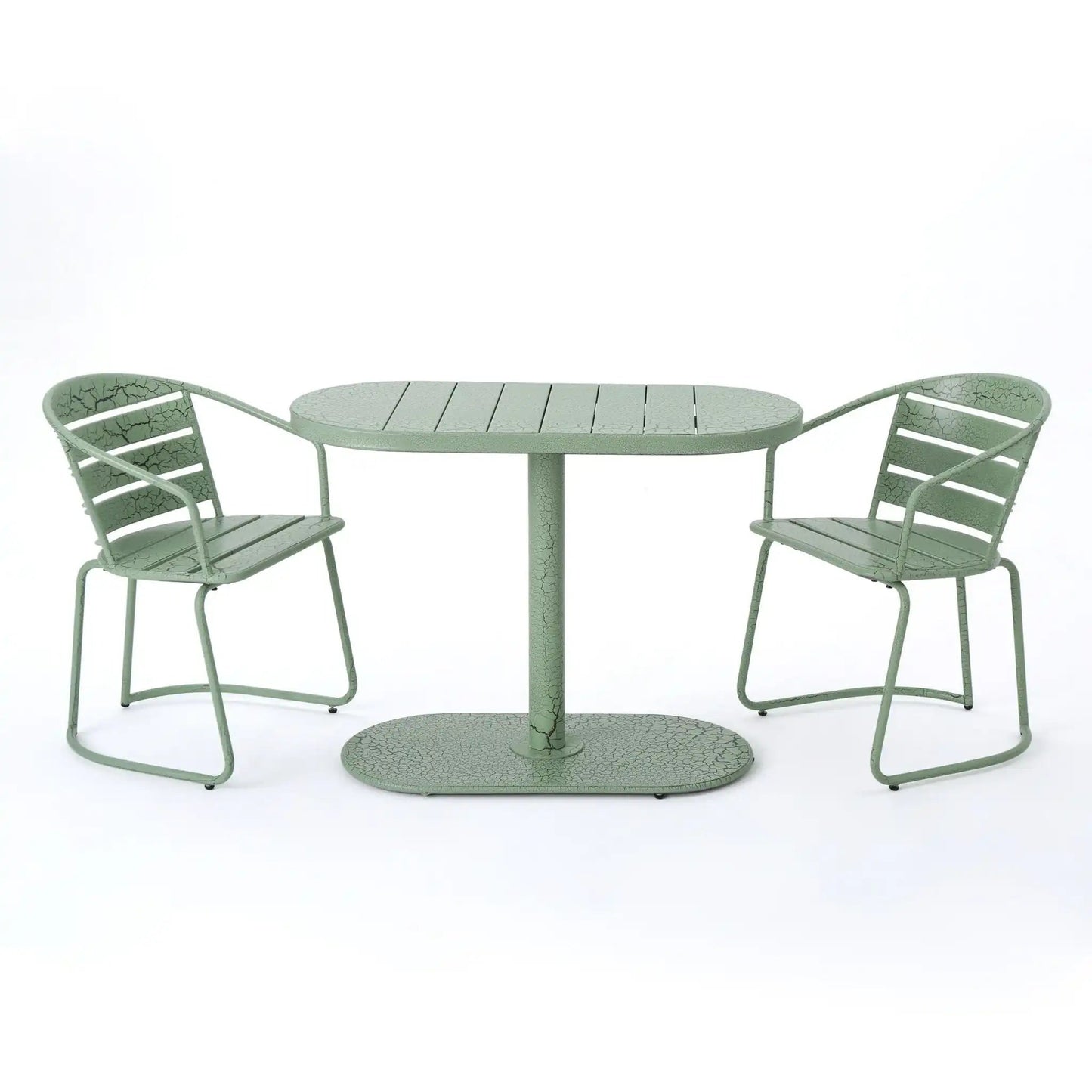 3 Piece Elegant Outdoor Bistro Set with Table
