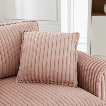 Premium Corduroy Lazy Sofa Chair and Backrest