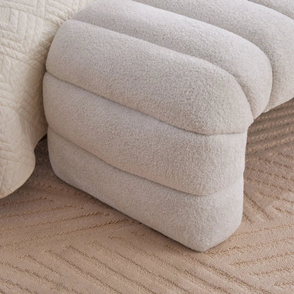 Modern Upholstered Bed Bench with Channel Tufted