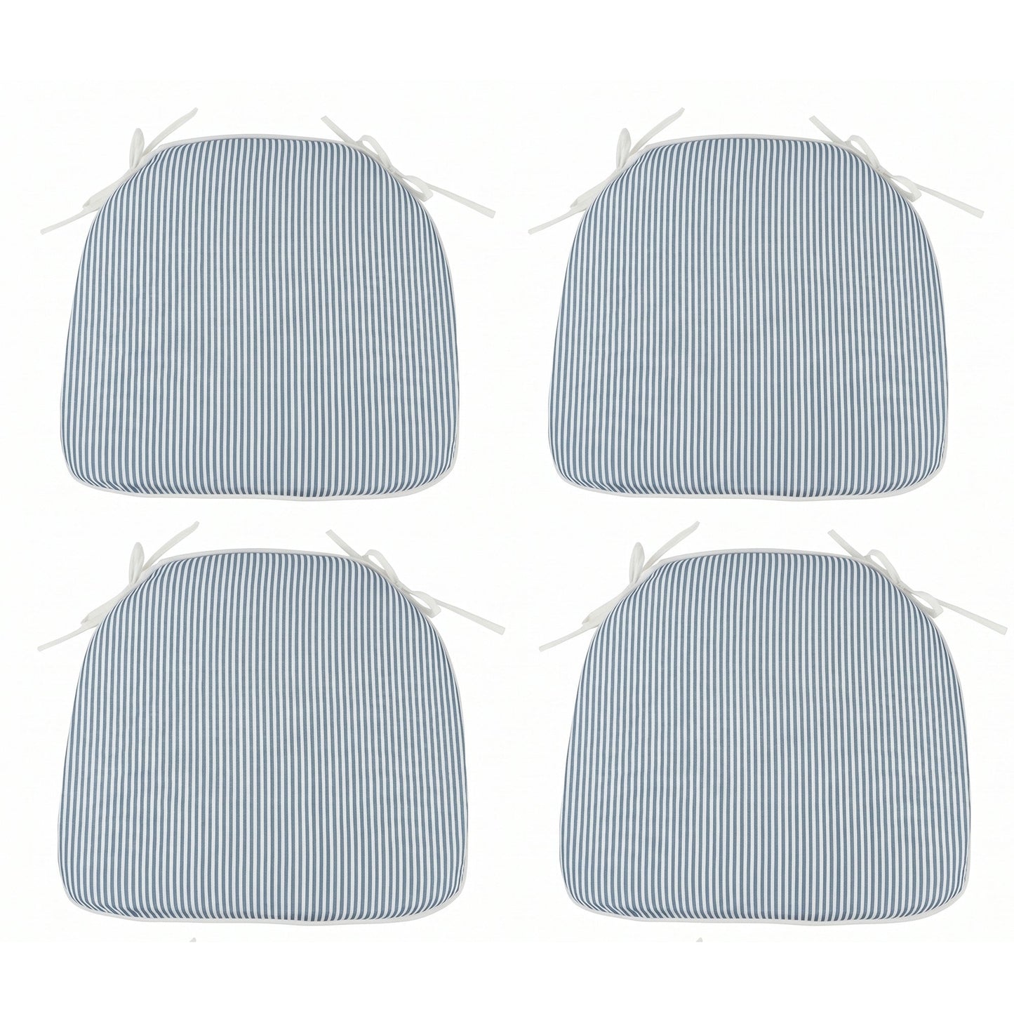 Soft Blue Outdoor Patio Chair Cushions Set of 4
