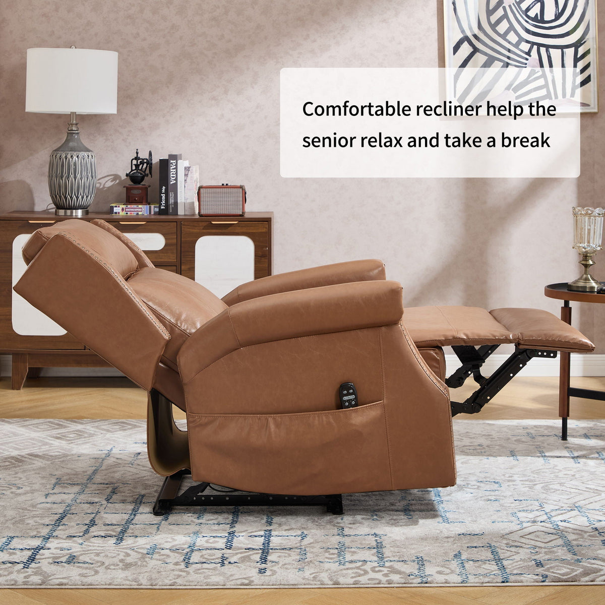 Manual Recliner With Vibrations and Heat
