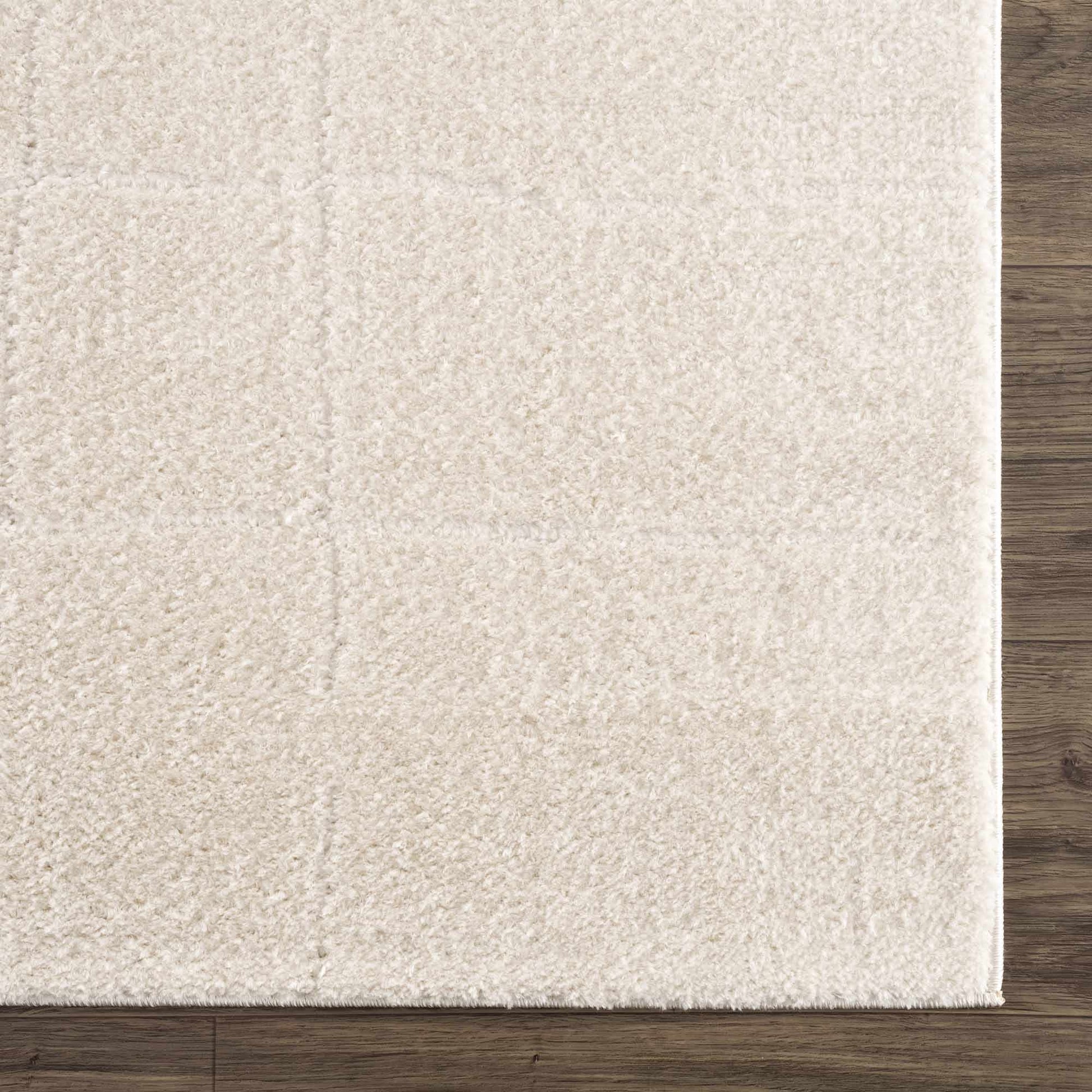 Koume Ivory Area Rug, plush beige shag, Boutique Rugs on Tampa Home & Garden Store