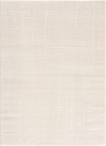 Koume Ivory Area Rug by Boutique Rugs, ivory textured rug on Tampa Home & Garden Store