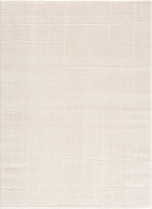 Koume Ivory Area Rug by Boutique Rugs, ivory textured rug on Tampa Home & Garden Store