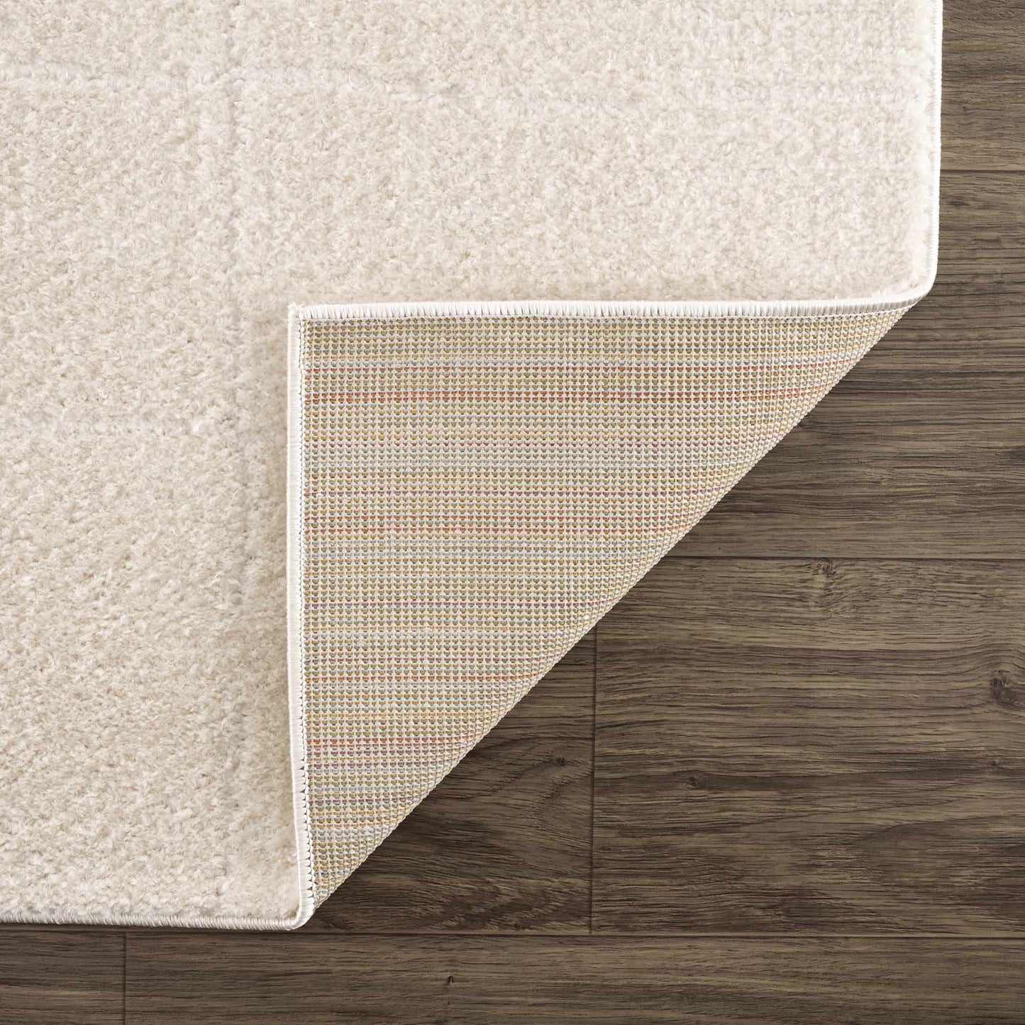 Koume Ivory Area Rug by Boutique Rugs, ivory plush pile with woven underside on Tampa Home & Garden Store