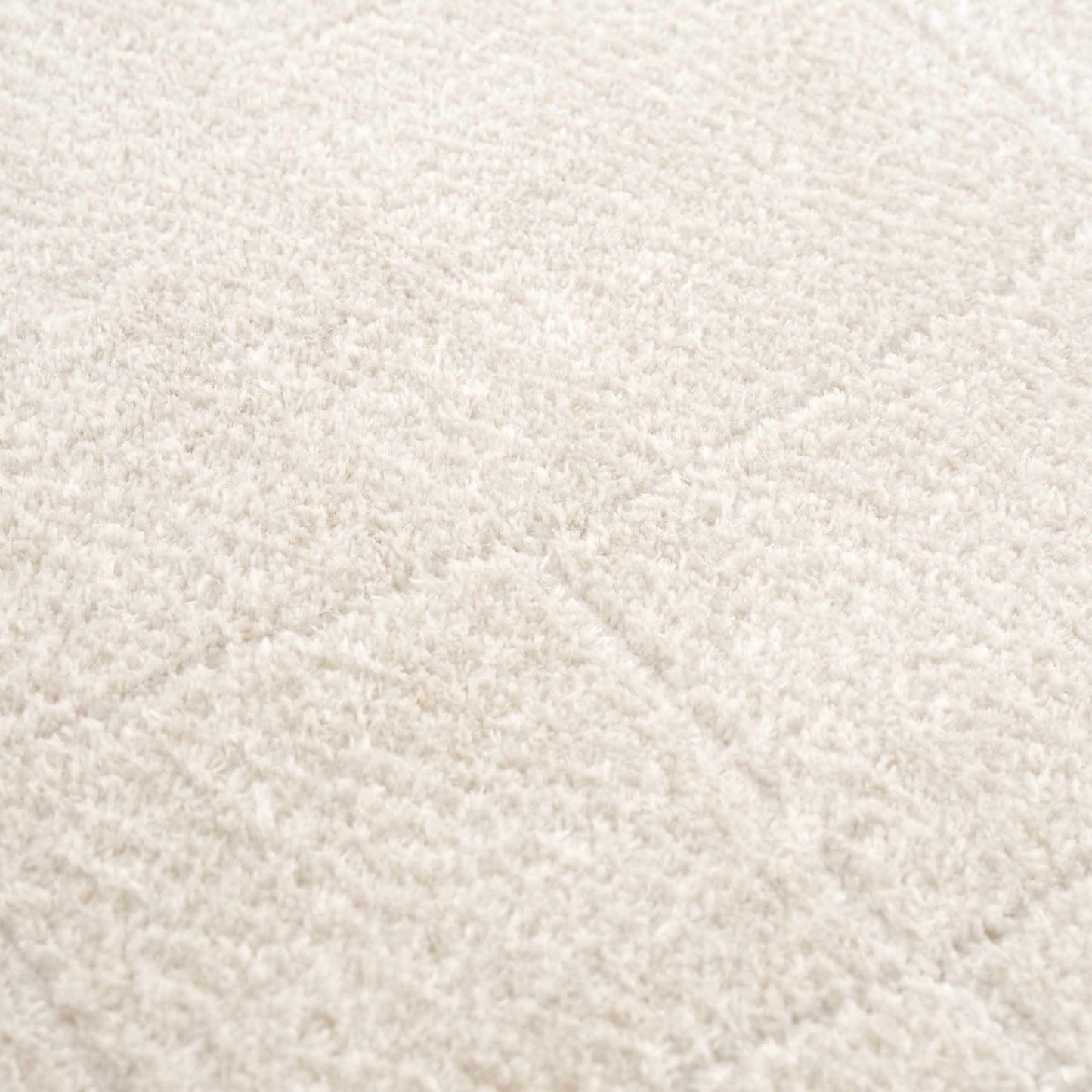 Koume Ivory Area Rug by Boutique Rugs with plush shag pile on Tampa Home & Garden Store