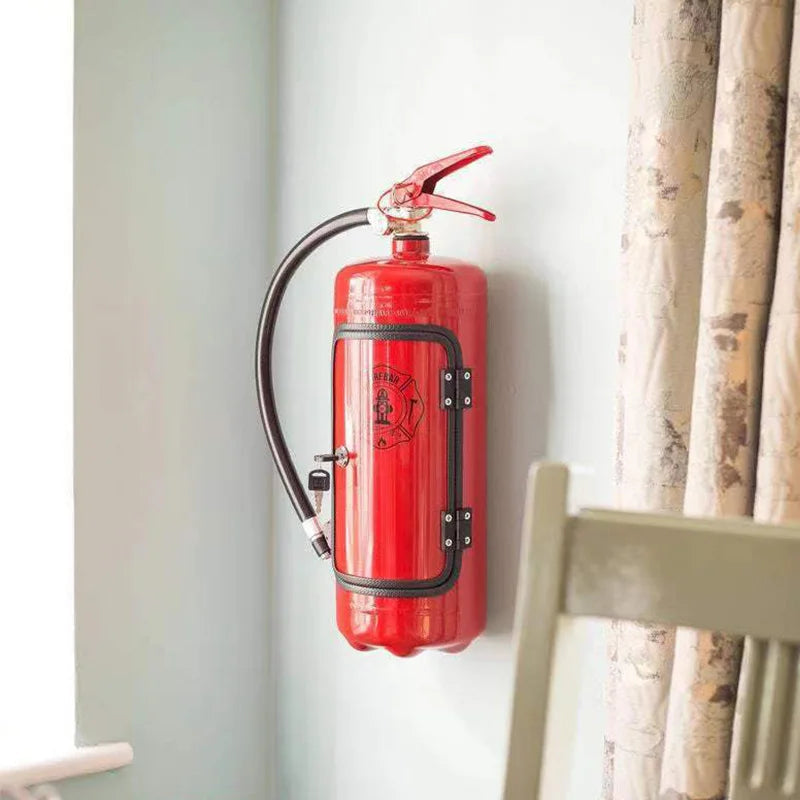 Fire Extinguisher Wine Bottle Holder Decorative Whiskey Champagne Bottle Stand