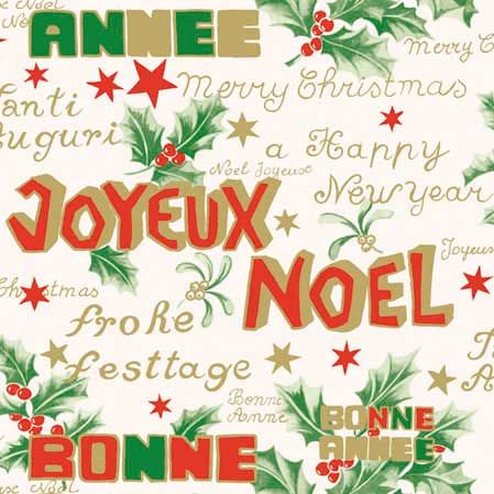 Servilleta de papel Bonne Annee