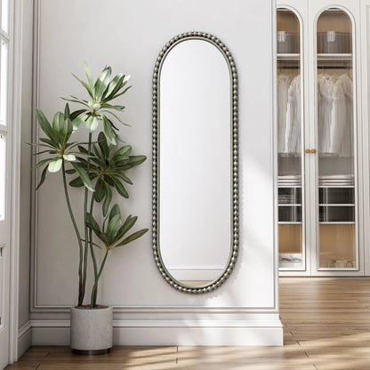 Oval Retro Mirror for Living Room Wall Hanging