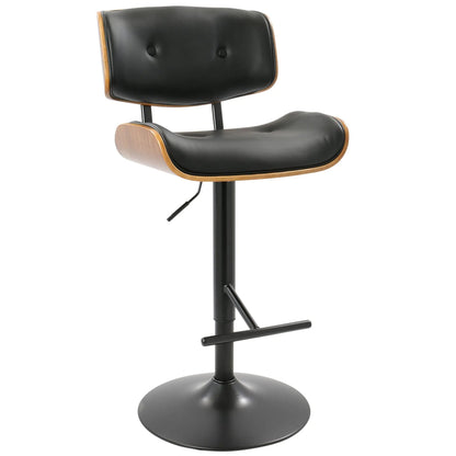 Lombardi Mid Century Modern Adjustable Bar Stool