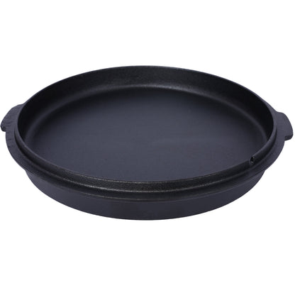 Pre-Seasoned cast iron Dutch oven with skillet lid in black by HouseOfZazla on Tampa Home & Garden Store