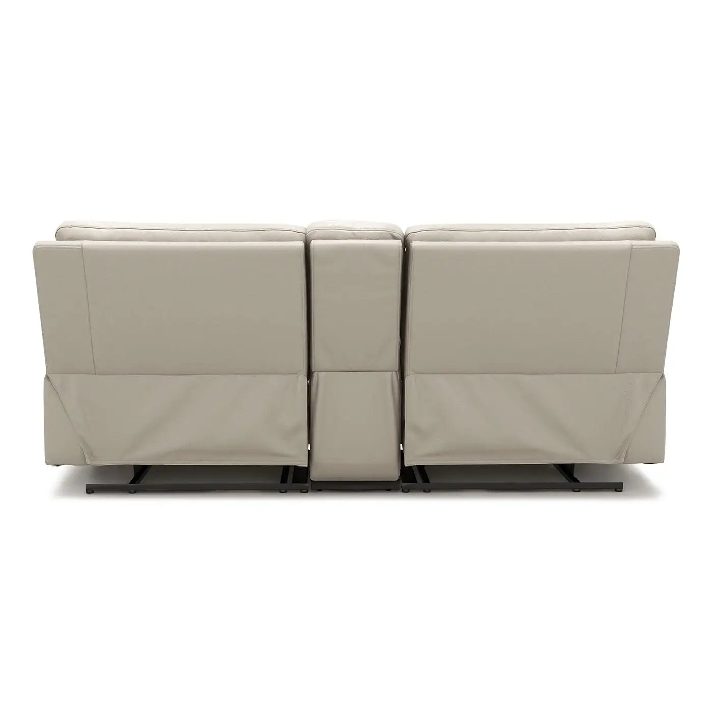 Malibu 3-piece power motion reclining loveseat set with cup holders in cream taupe beige on Tampa Home & Garden Store