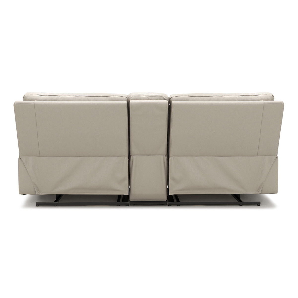 Malibu 3-piece reclining loveseat set in cream taupe beige with cup holders by HouseOfZazla on Tampa Home & Garden Store