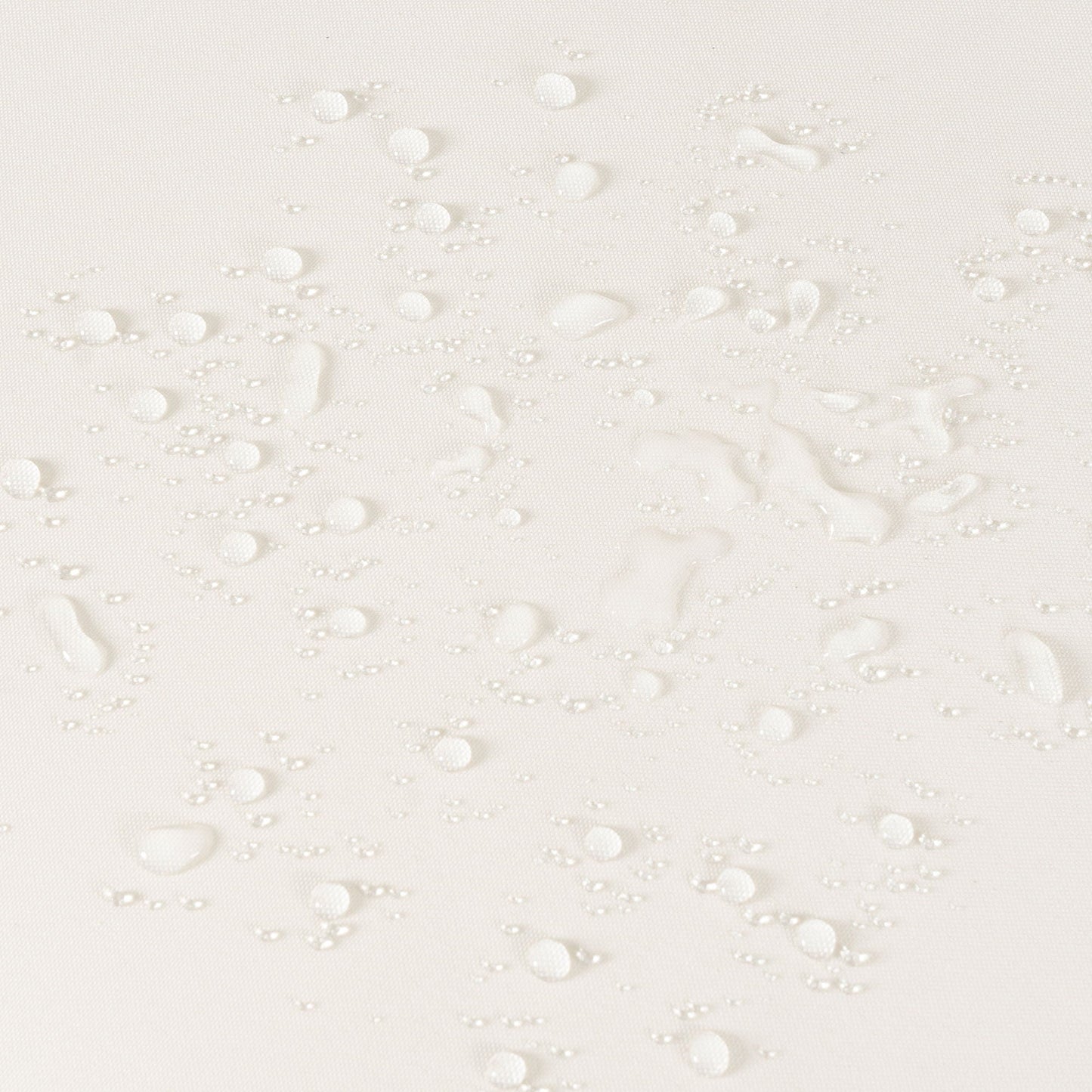 Patio Bar Set fabric swatch: white outdoor textile with water droplets, HouseOfZazla on Tampa Home & Garden Store