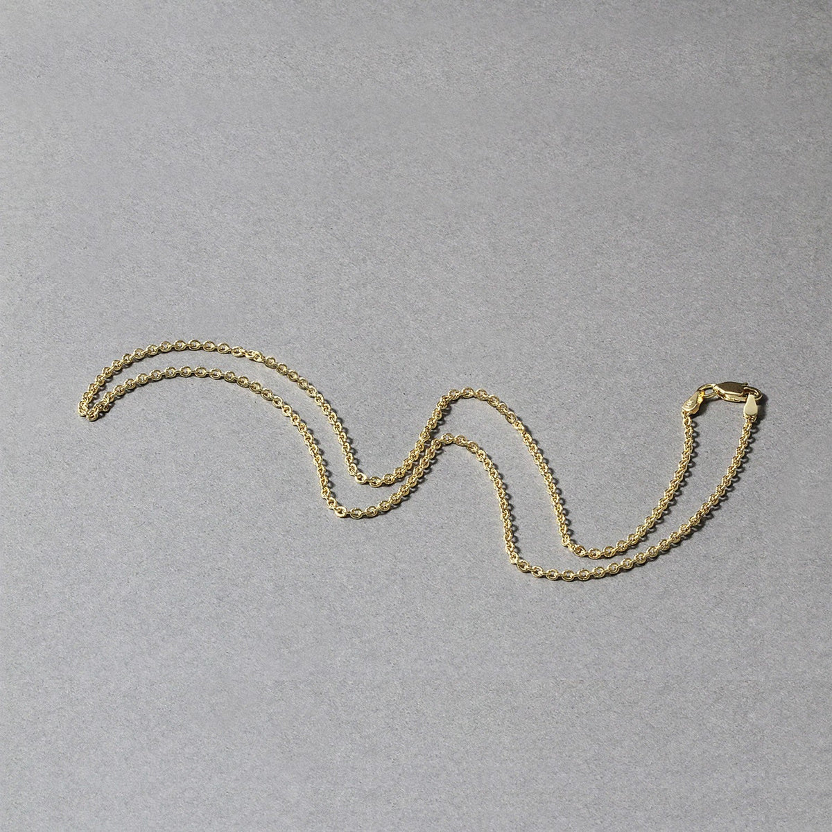 14k Yellow Gold Forsantina Lite Cable Link Chain 1.9mm necklace on Tampa Home & Garden Store