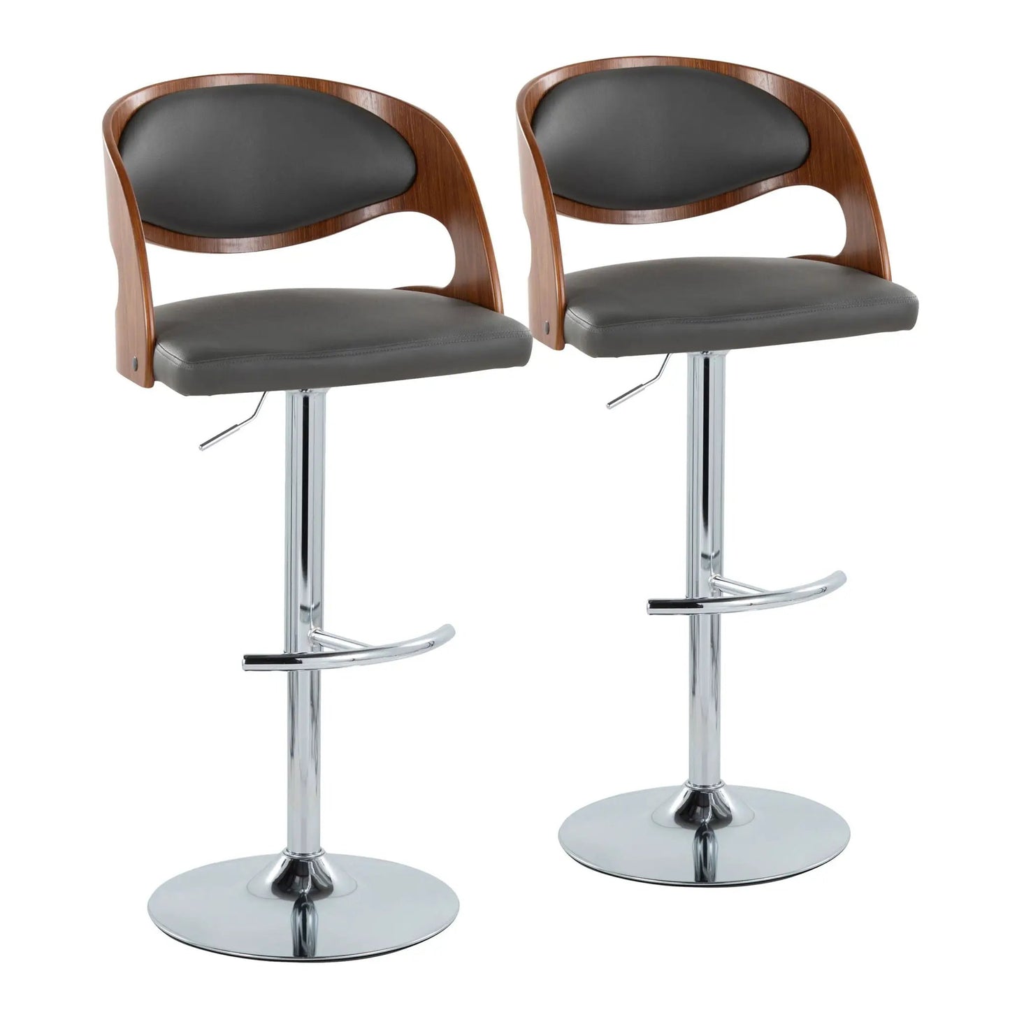 Pino Mid Century Modern Adjustable Bar Stool
