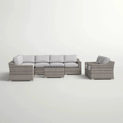 Outdoor Sofa Seating Group with Cushions