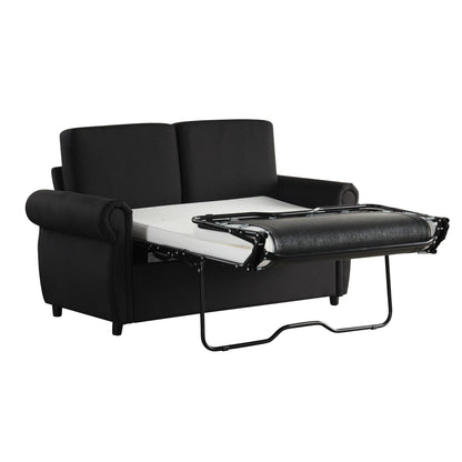 Pull Out Sofa Bed With Twin Memory Foam Mattress