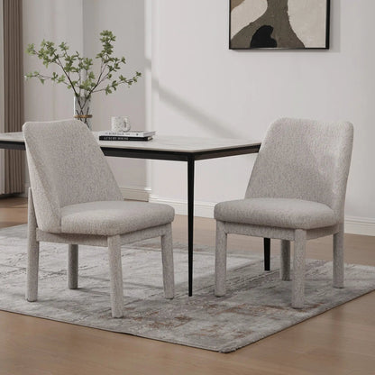 Wide Minimalist Dining Chair for Modern Homes