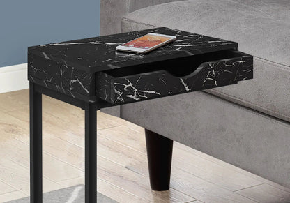 Accent Table C Shaped Contemporary and Modern