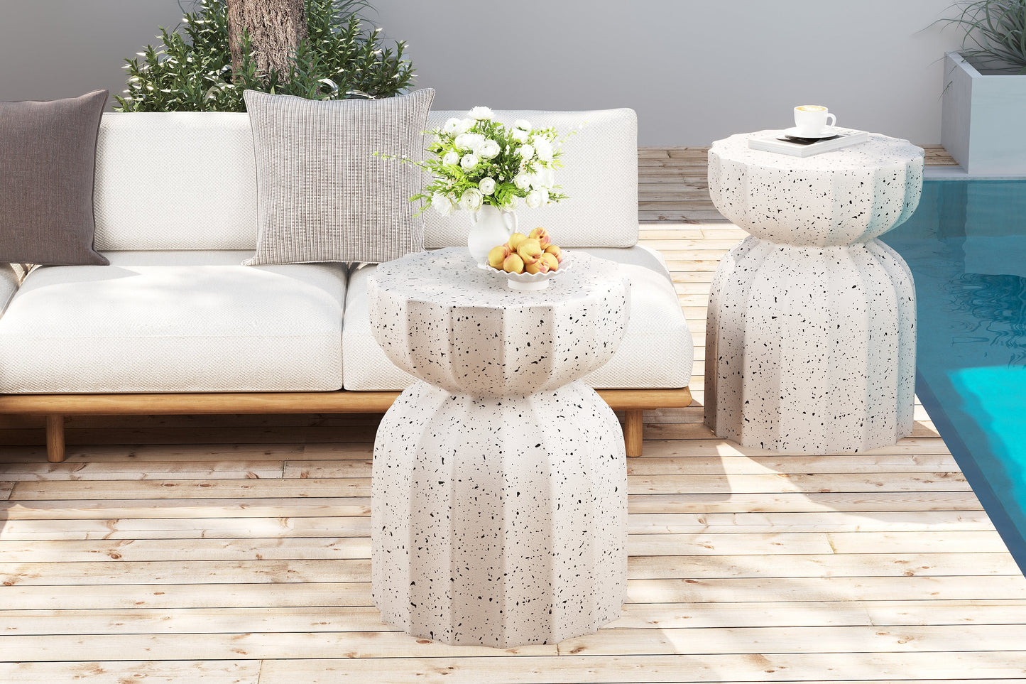Modern Waterproof Indoor and Outdoor Coffee Table