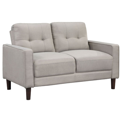 Harvey the Two Piece Tufted Beige Sofa and Set