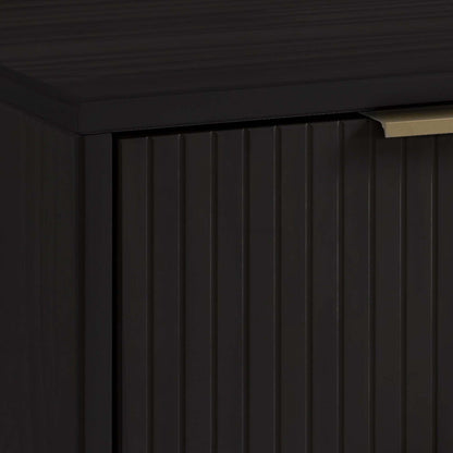 Granville Sideboard in dark charcoal with vertical paneled doors and full-extension drawers on Tampa Home & Garden Store