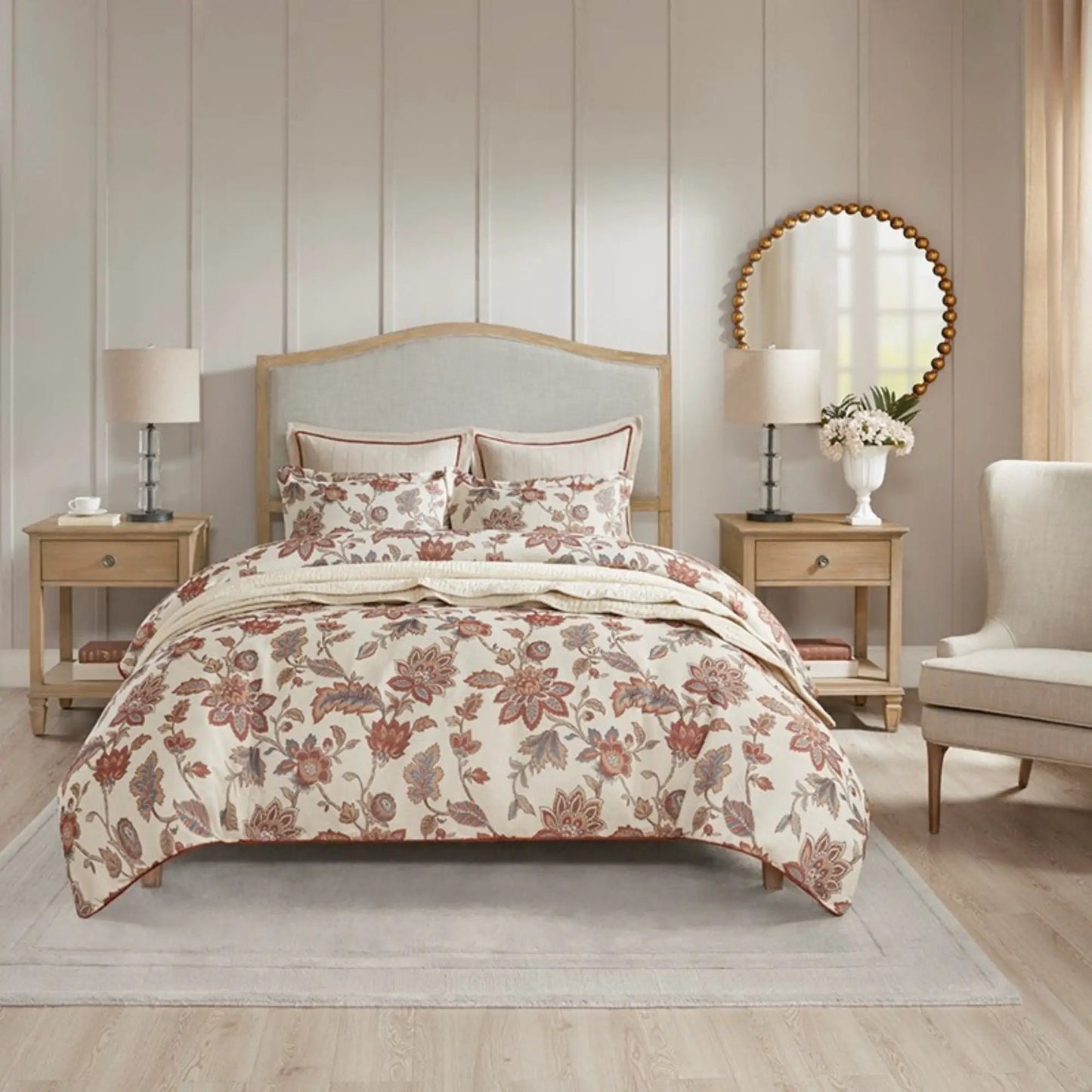 Victoria Bedside Table With Drawer and Shelf