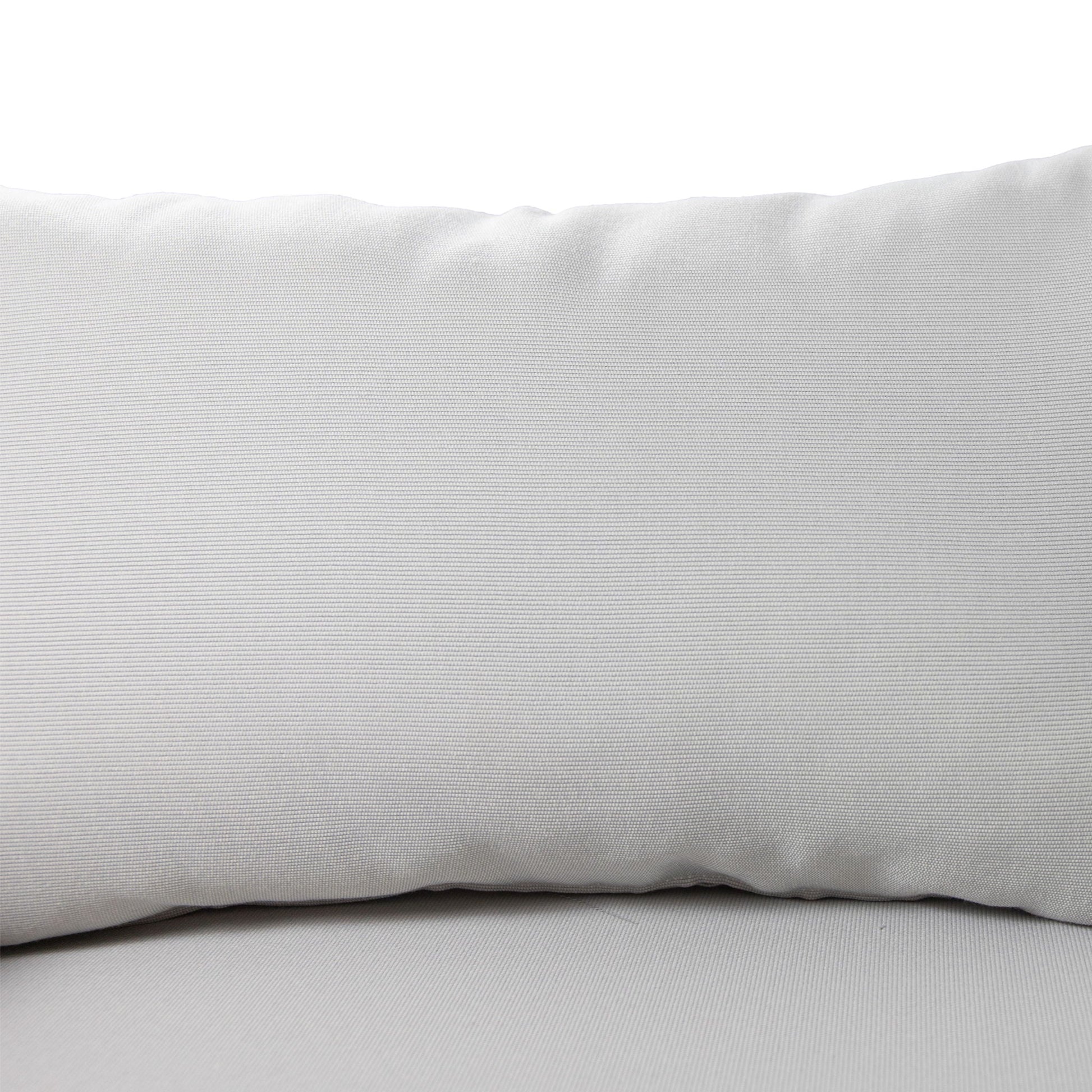 Sofas Claremont daybed cushions in white textured fabric close-up by HouseOfZazla on Tampa Home & Garden Store