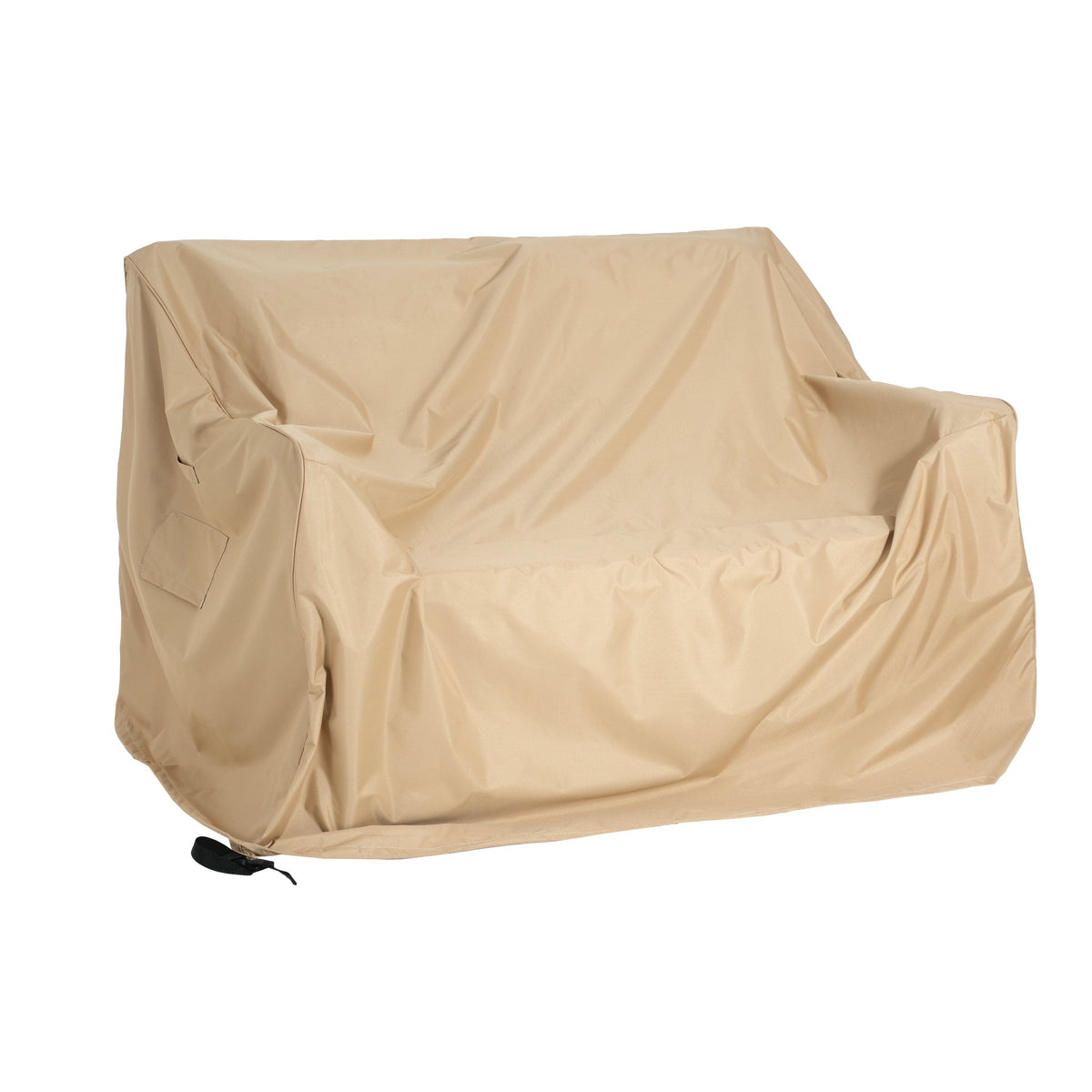 Shield Outdoor Loveseat Sofa Cover beige by HouseOfZazla for stationary loveseats on Tampa Home & Garden Store