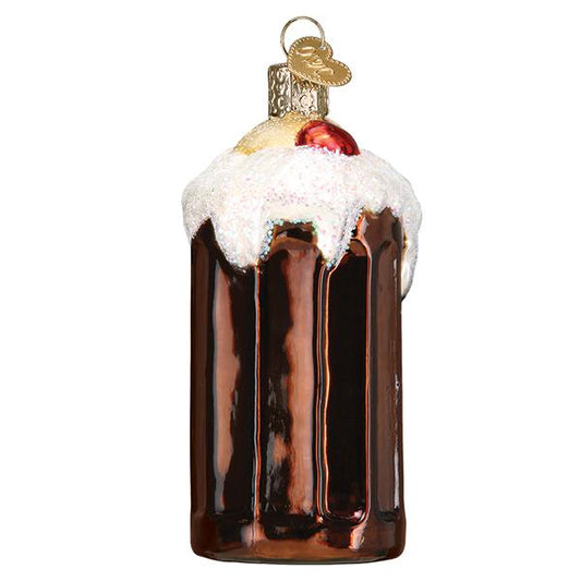 Rootbeer Float Glass Ornament - Tampa Home & Garden Store