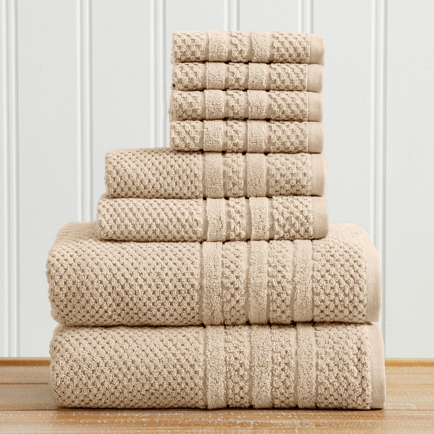 Premium Cotton Checkered Jacquard Towel for Bath