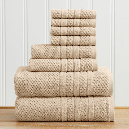 Premium Cotton Checkered Jacquard Towel for Bath