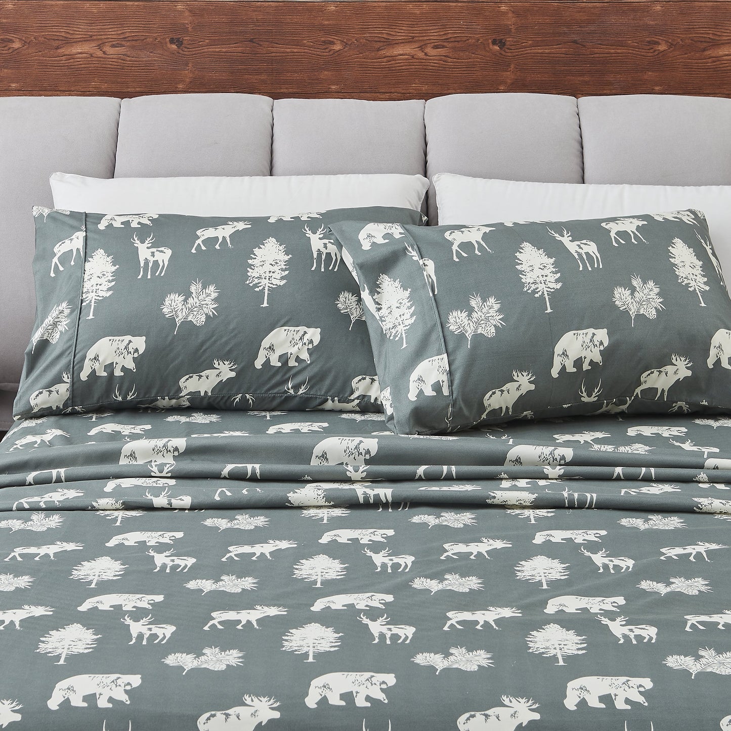 Lodge Printed Sheet Set and the Rustic Print