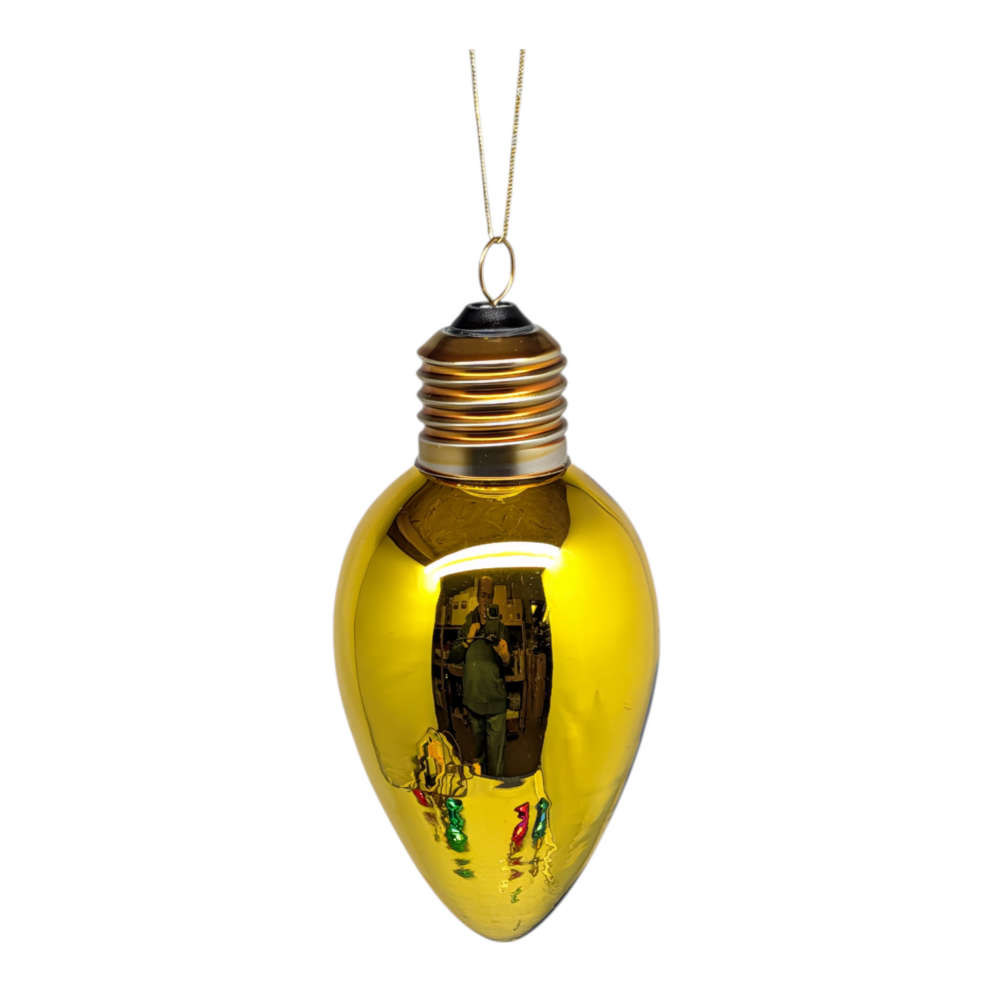 Ornement en verre surdimensionné en forme d'ampoule C7 -