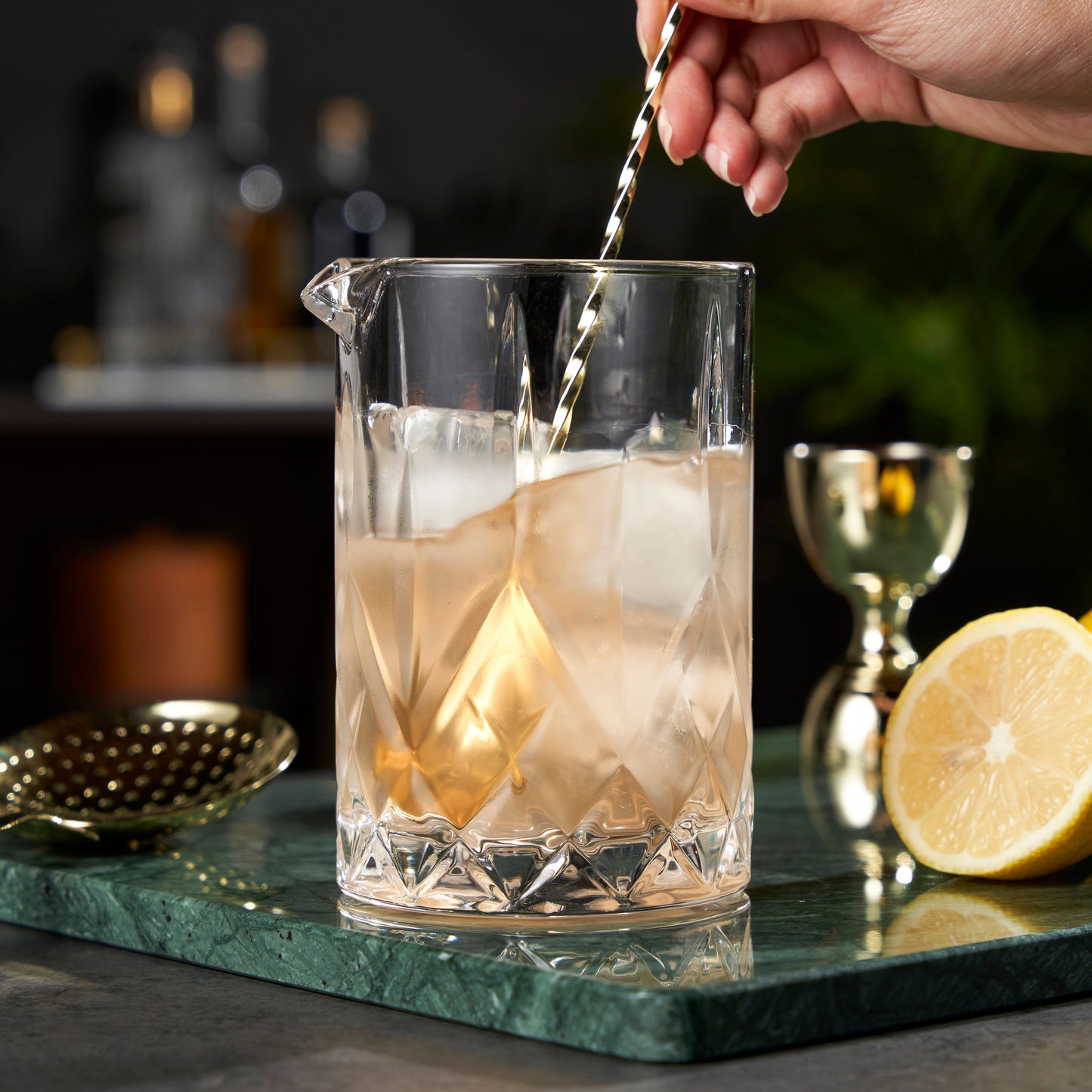 Admiral Offers a Premium Crystal Mixing Glass