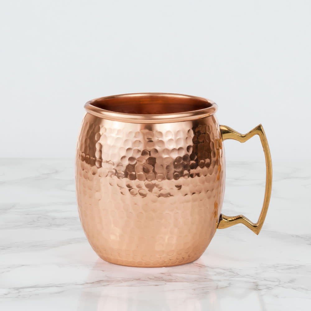 Stylish Hammered Copper Moscow Mule Mug for Home