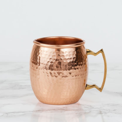 Stylish Hammered Copper Moscow Mule Mug for Home