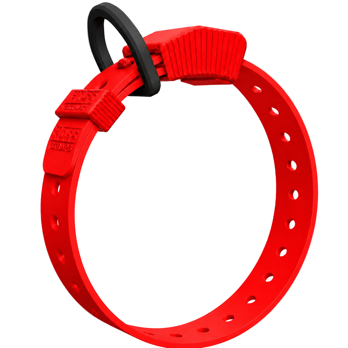 FIELD COLLAR red by Hoss Straps for hunting dogs with black ring on Tampa Home & Garden Store