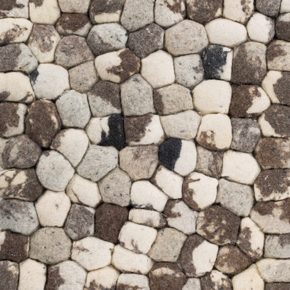 Fillmore Area Carpet by Boutique Rugs in a tan brown stone pebble pattern on Tampa Home & Garden Store