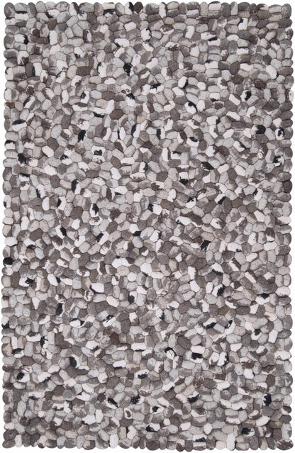 Fillmore Area Rug gray and white pebble mosaic by Boutique Rugs clearance on Tampa Home & Garden Store