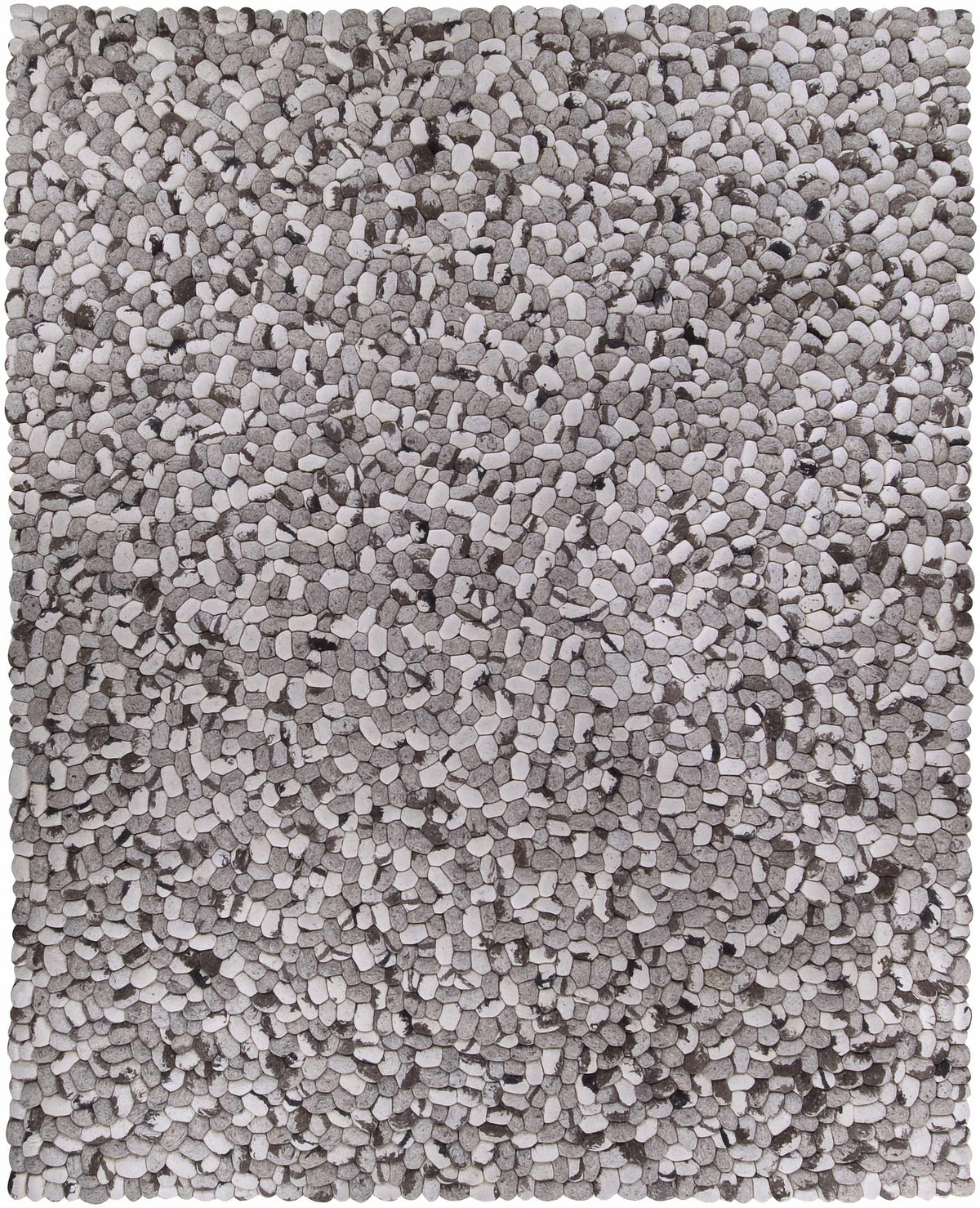 Fillmore Area Rug gray pebble mosaic pattern by Boutique Rugs on Tampa Home & Garden Store