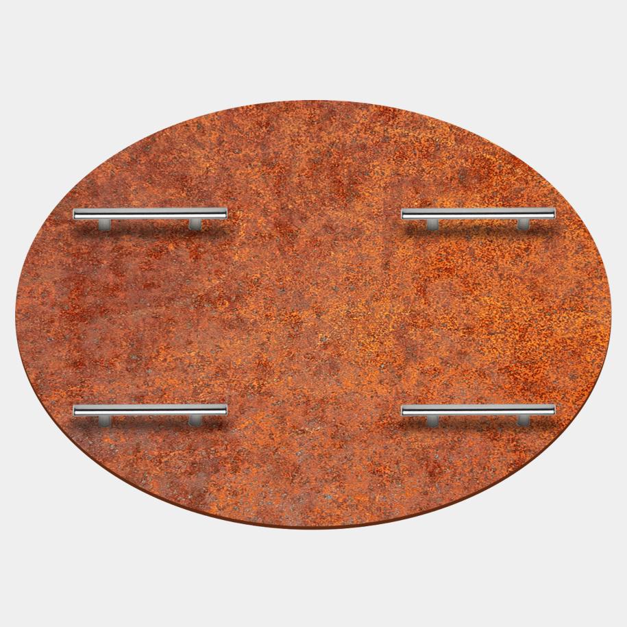 Housse de foyer en acier Corten 40" | Arteflame Heavy Duty