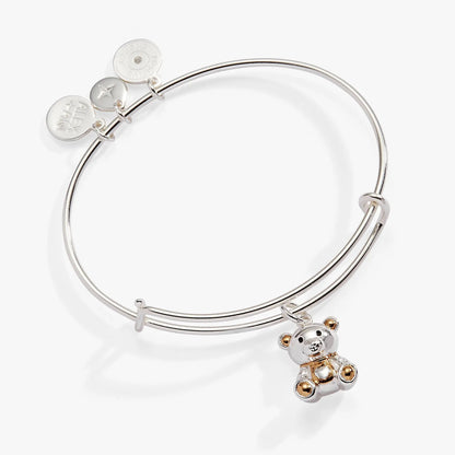 Baby's First Christmas Bracelet with Teddy Bear
