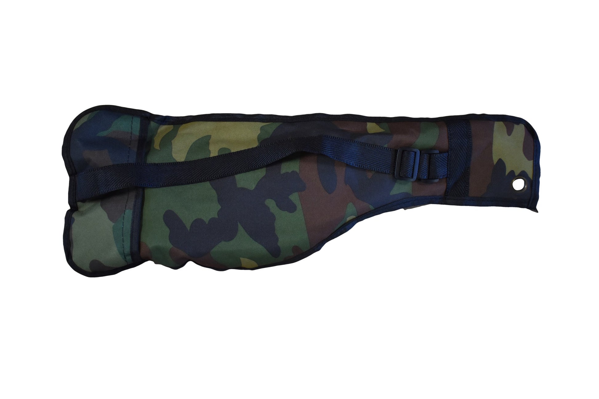 Fishing Kit camouflage roll case with blue adjustable strap River Country Gear on Tampa Home & Garden Store