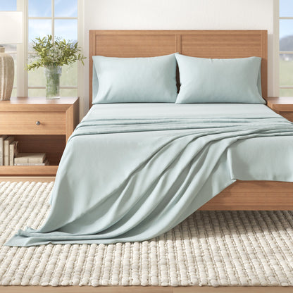 Soft and Natural Cotton Flannel Sheet Set