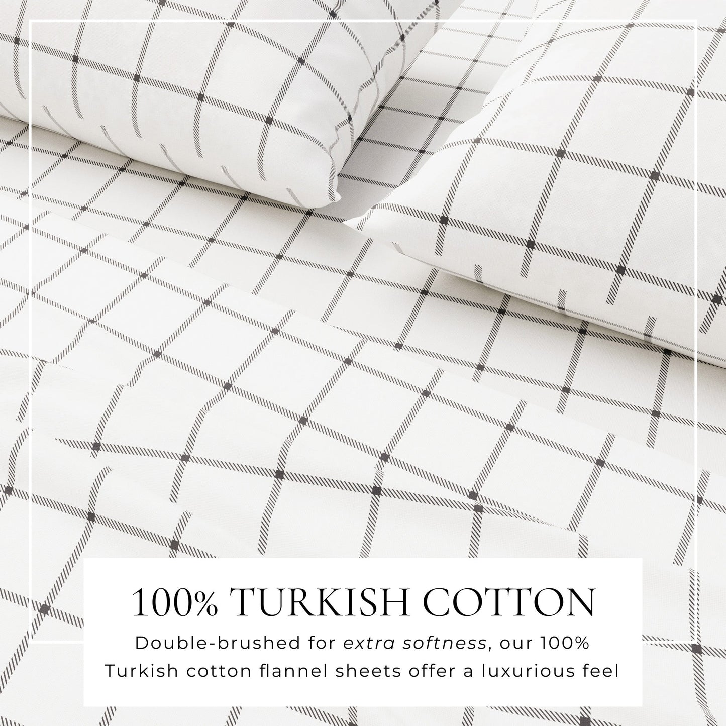 Luxurious and Soft Turkish Cotton Flannel Sheet