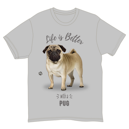La vie est meilleure avec un T-shirt Carlin -