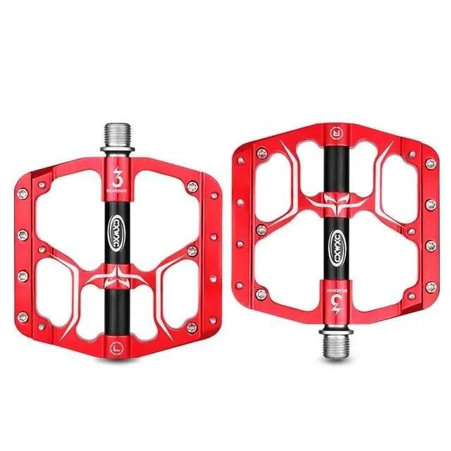 Flat Bike Pedals With Sealed Bearings Aluminum