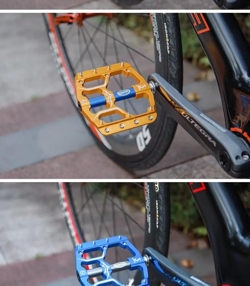 Flat Bike Pedals With Sealed Bearings Aluminum